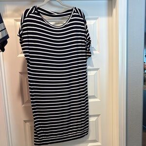 Striped V-Neck Women's Top